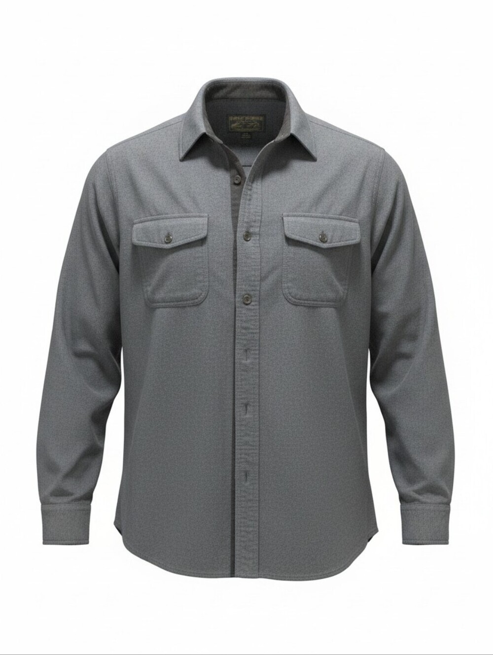 Grizzly Mountain Mens Long Sleeve Chamois Flannel Outdoor Rugged Button Up  M
